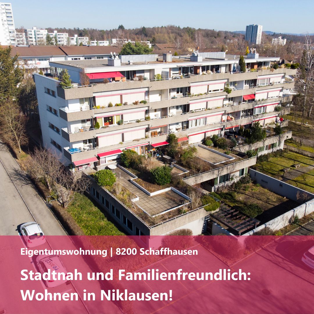 Stadtnah und Familienfreundlich: Wohnen in Niklausen! - 8200 Schaffhausen